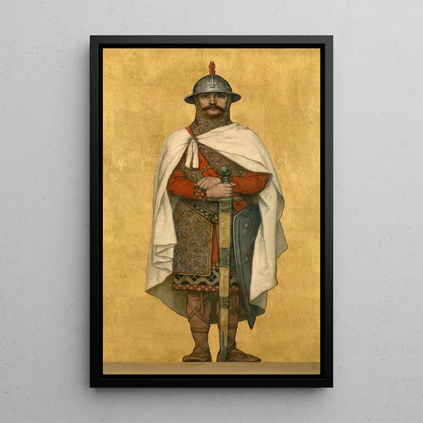 Riproduzione del dipinto Baudouin I di Costantinopoli - Albert Frans Lieven De Vriendt