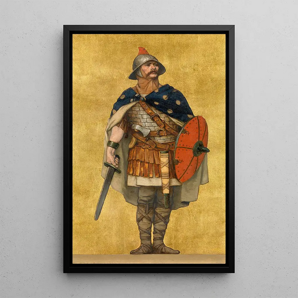 Baudouin I di Fiandra - Albert Frans Lieven De Vriendt — quadro incorniciato alla parete
