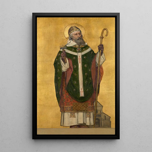 Riproduzione del dipinto di Saint Éloi Évêque de Noyon - Albert Frans Lieven De Vriendt
