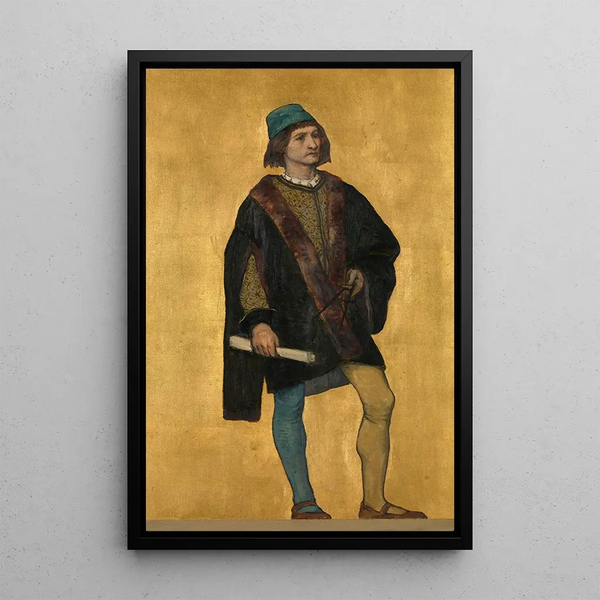 L'Architetto Jan van de Poele - Albert Frans Lieven De Vriendt — quadro incorniciato alla parete