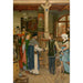 Riproduzione del dipinto I Magistrati visitano l'atelier di Jan van Eyck - Albert Frans Lieven De Vriendt