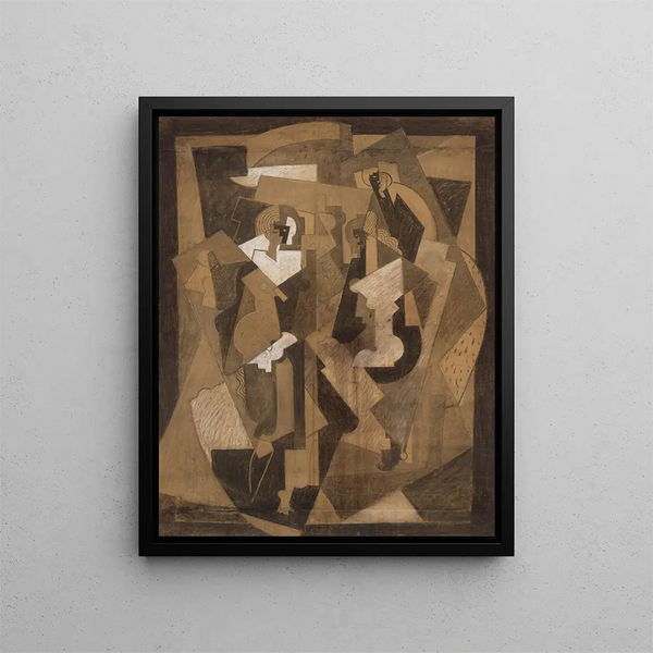 Composition aux trois personnages - Albert Gleizes — quadro incorniciato alla parete