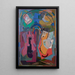 Composition ritmica quattro elementi - Albert Gleizes — quadro incorniciato alla parete