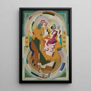 Albert Gleizes - Figure suggre dans une peinture mesurecadencerythme.webp