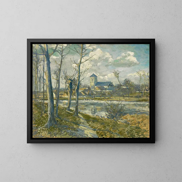 Paesaggio di Piccardia - Albert Gleizes — quadro incorniciato alla parete