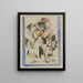 Ritratto cubista - Albert Gleizes — quadro incorniciato alla parete