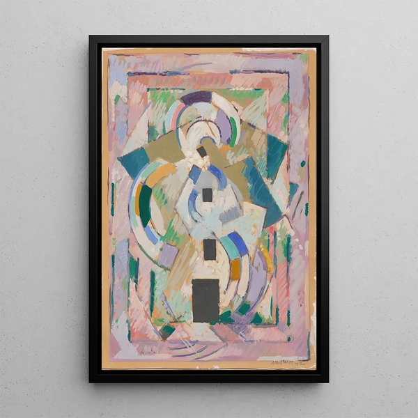 per la contemplazione - Albert Gleizes — quadro incorniciato alla parete