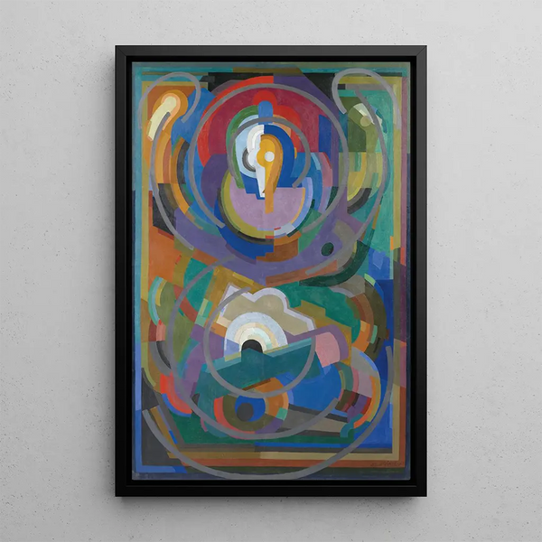 Sinfonia in viola - Albert Gleizes — quadro incorniciato alla parete