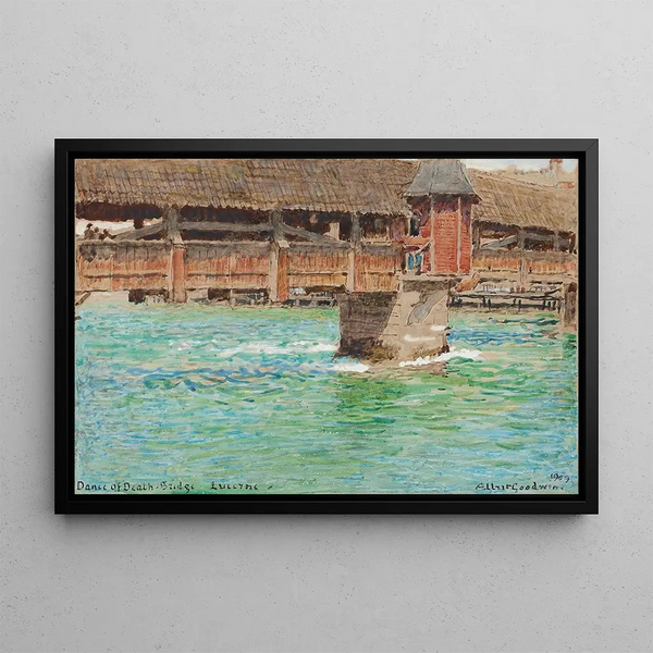 Albert Goodwin - Dance Of Death Bridge Lucerne.webp
