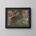 Rasselas esplorando il fiume sotterraneo - Albert Goodwin — quadro incorniciato alla parete