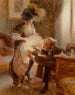Sollevando la sua sottogonna - Albert Guillaume — vista dell’opera