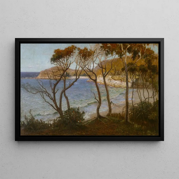 Plages du Pacifique - Albert Hanson — quadro incorniciato alla parete