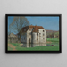 Vista del castello di Reichenstein vicino a Inzlingen - Albert Hermann Daur — quadro incorniciato alla parete