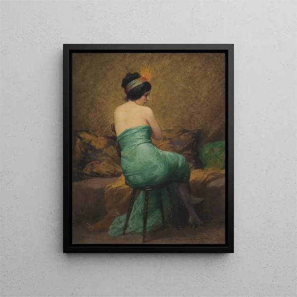 Le Bandeau à plumes - Albert Joseph Pénot — quadro incorniciato alla parete