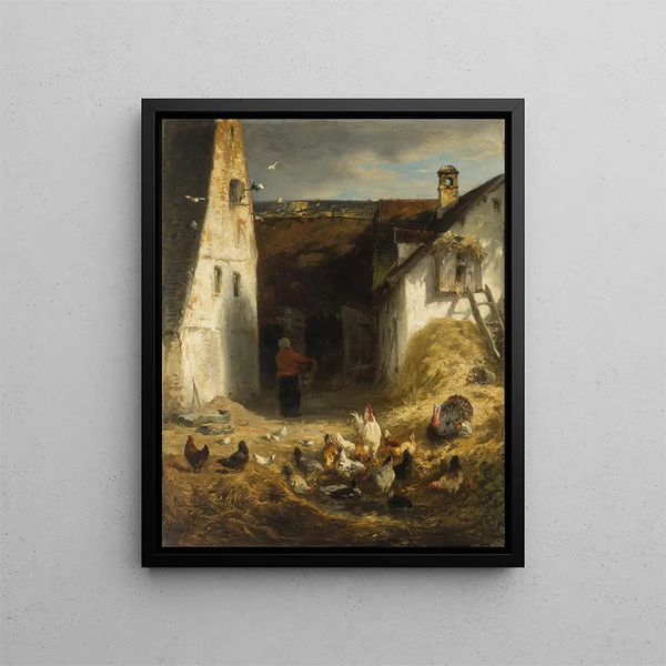 Albert Kappis - Hhnerhof im Dachauer Land.webp