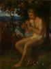 Ragazzo che suona la flauto sul lago - Albert Lang — vista dell’opera