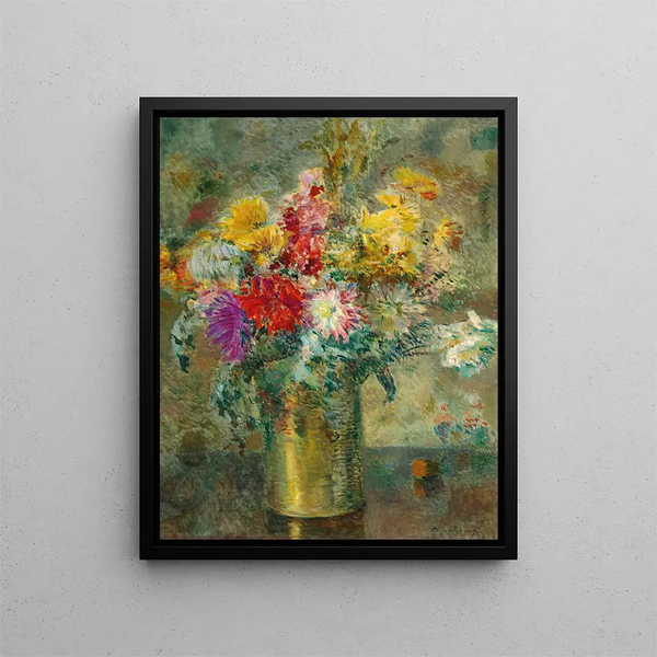 Bouquet di fiori - Albert Lebourg — quadro incorniciato alla parete