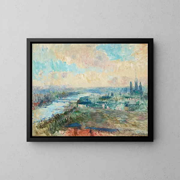 La Seine à Rouen - Albert Lebourg — quadro incorniciato alla parete