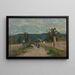 La processione Clermont-Ferrand - Albert Lebourg — quadro incorniciato alla parete