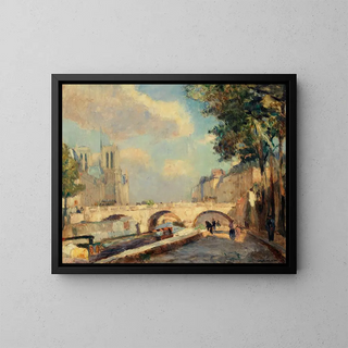 Albert Lebourg - Le pont SaintMichel et NotreDame vus du quai des GrandsAugustins.webp