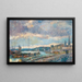 Le Port de Rouen - Albert Lebourg — quadro incorniciato alla parete