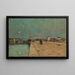 Lever de lune à Boulogne-sur-Mer - Albert Lebourg — quadro incorniciato alla parete