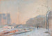 Notre-Dame sotto la neve - Albert Lebourg — vista dell’opera