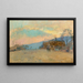 Paesaggio vicino a Rouen - Albert Lebourg — quadro incorniciato alla parete