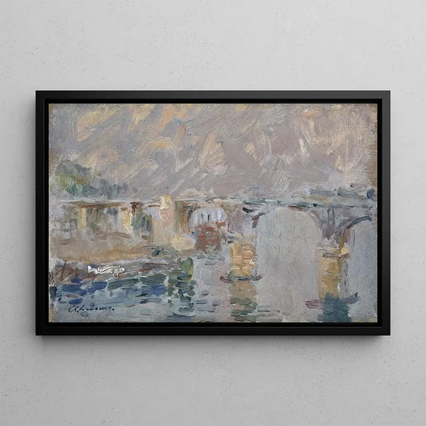 Pont de Paris - Albert Lebourg — quadro incorniciato alla parete