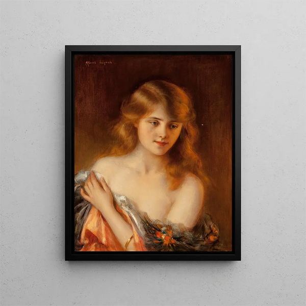 Rêverie - Albert Lynch — quadro incorniciato alla parete