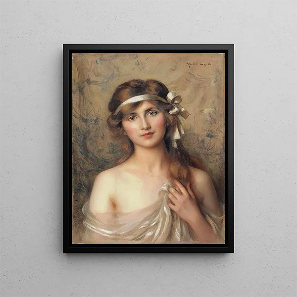 Le Ruban blanc - Albert Lynch — quadro incorniciato alla parete