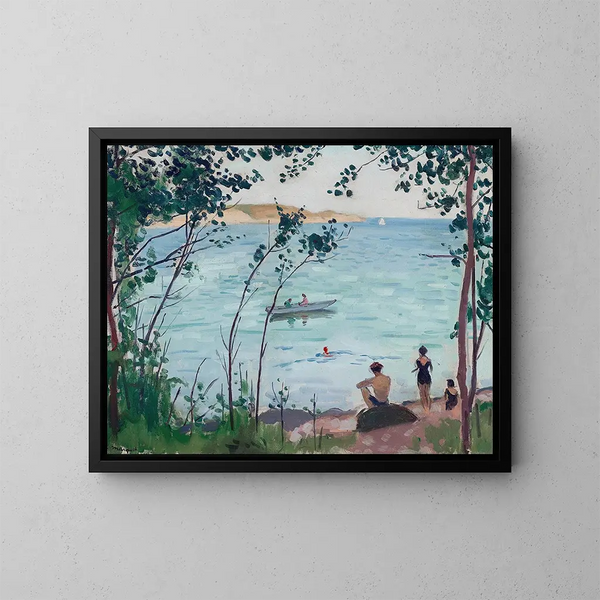 Bagni a Carqueiranne - Albert Marquet — quadro incorniciato alla parete