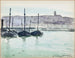 Boulogne-sur-Mer, barche nel porto - Albert Marquet — vista dell’opera