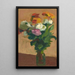 Bouquet di fiori in un vaso - Albert Marquet — quadro incorniciato alla parete