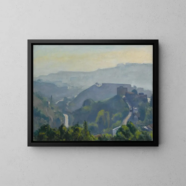 Bruma sui colli di Algeri - Albert Marquet — quadro incorniciato alla parete