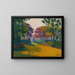Giardino di Lussemburgo - Albert Marquet — quadro incorniciato alla parete