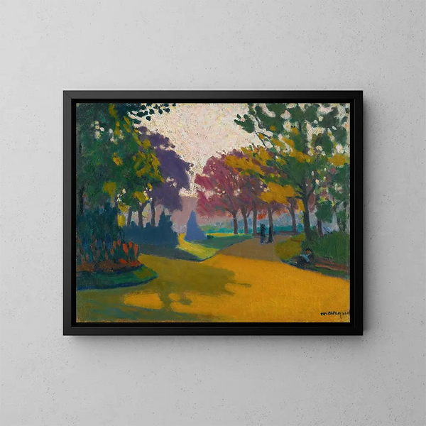 Giardino di Lussemburgo - Albert Marquet — quadro incorniciato alla parete