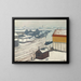 La Gare Montparnasse sotto la neve - Albert Marquet — quadro incorniciato alla parete