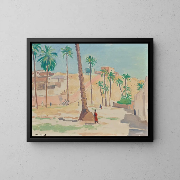 La Place - Albert Marquet — quadro incorniciato alla parete