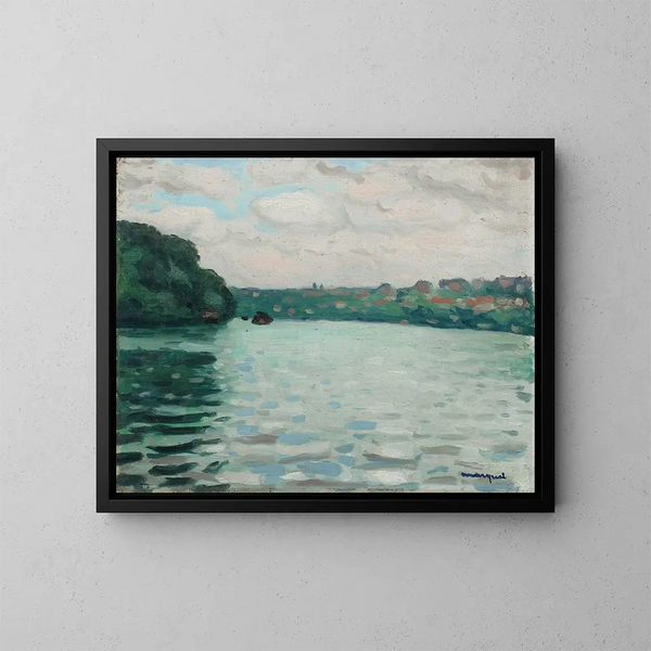 La Seine à La Frette - Albert Marquet — quadro incorniciato alla parete