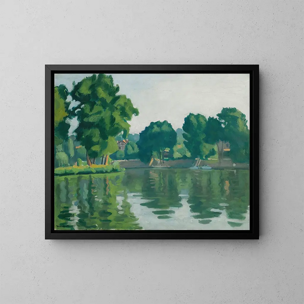 La Seine à Poissy - Albert Marquet — quadro incorniciato alla parete