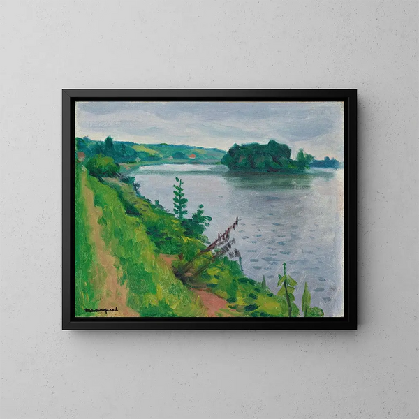 La Seine à Rolleboise - Albert Marquet — quadro incorniciato alla parete