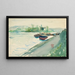 La Seine près de Saint-Cloud - Albert Marquet — quadro incorniciato alla parete