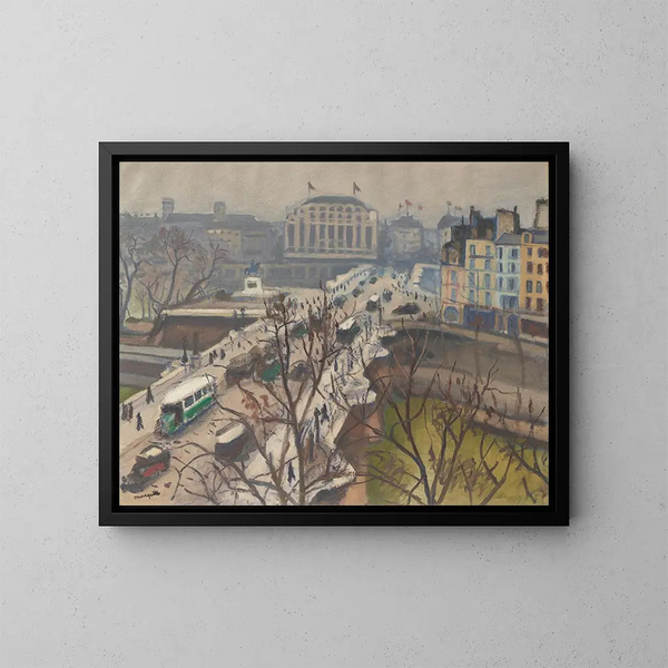 Le Pont Neuf - Albert Marquet — quadro incorniciato alla parete