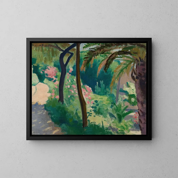 Il giardino di l'Estaque - Albert Marquet — quadro incorniciato alla parete