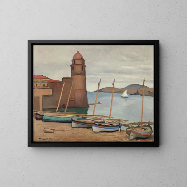 Il faro di Collioure - Albert Marquet — quadro incorniciato alla parete