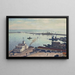 Il porto in inverno - Albert Marquet — quadro incorniciato alla parete