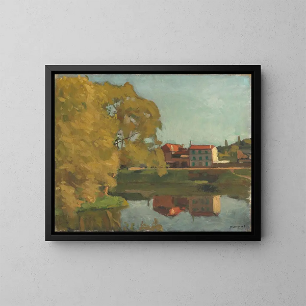 Maisons de Billancourt - Albert Marquet — quadro incorniciato alla parete