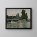 Bateau pavoisé à Poissy - Albert Marquet — quadro incorniciato alla parete