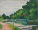 Poissy e le bandiere - Albert Marquet — vista dell’opera
